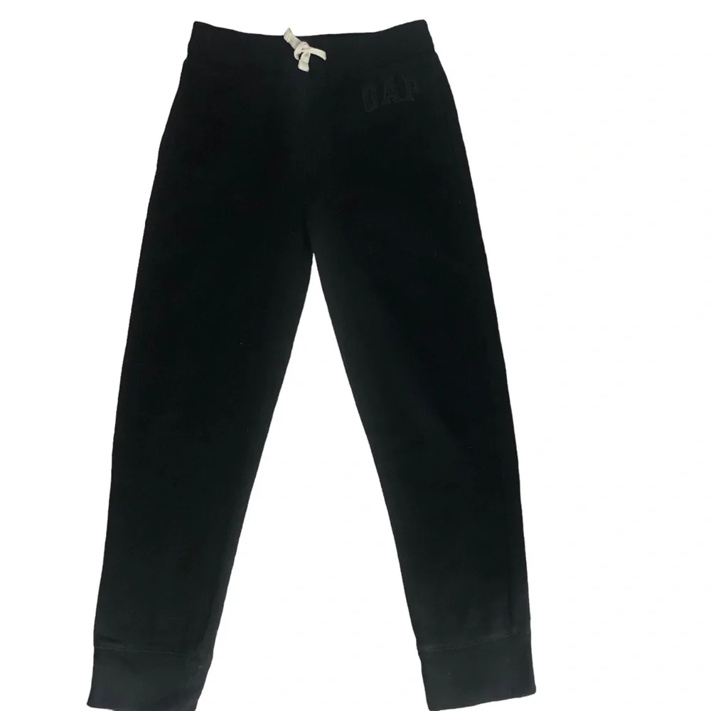 Gap Girls Leopard Sweatshirt Black Sweatpants Joggers Set